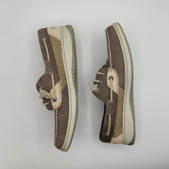 Sperry Top-Sider womens 6.5M Ivyfish 3-Eye Grey Graphite Boat Shoe - Picture 4 of 13